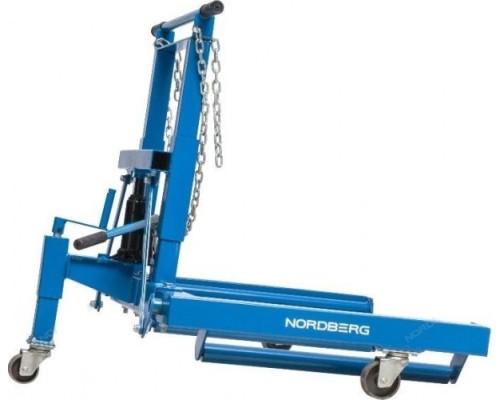 Тележка гидравлическая NORDBERG N31007 для транспортировки колес, г/п - 680 кг [000011351]