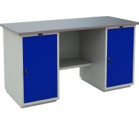 Верстак слесарный двухтумбовый ПРАКТИК Profi (№602) WT160.WD1/WD1.000