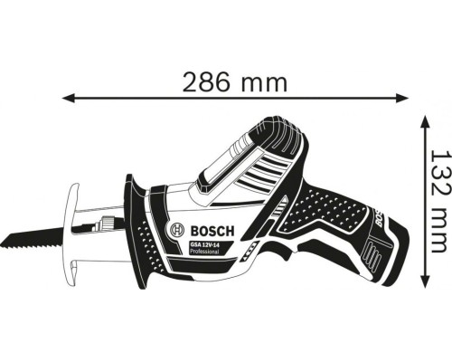 Пила сабельная аккумуляторная BOSCH GSA 12V-14 [0615990M3Z]