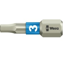 Бита для заворачивания, нержавеющая сталь WERA 3840/1 TS 3,0 мм, 25 мм WE-071073 [WE-071073]