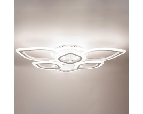 Светодиодная диммируемая люстра GLANZEN LED-0100-LOTUS-white с пультом управления