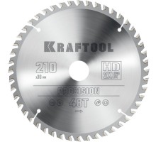 Пильный диск по дереву KRAFTOOL PRECISION 210х30мм 48T [36952-210-30]