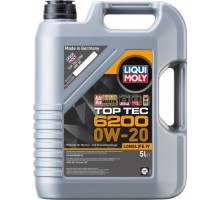 Масло моторное LIQUI MOLY SAE  0W20 Top Tec 6200   5 л 20789 синтетическое [20789]