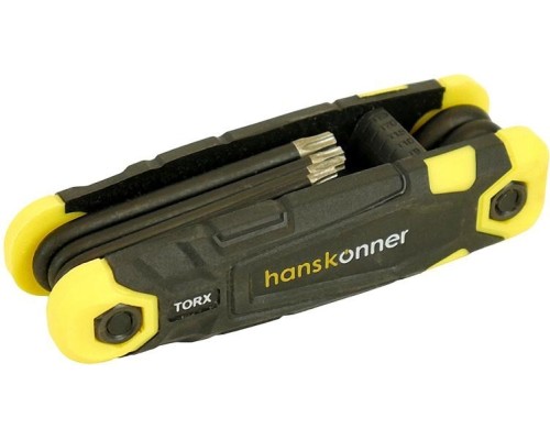 Набор ключей TORX HANSKONNER HK1045-04-8T s2 8шт t9-t40, кейс