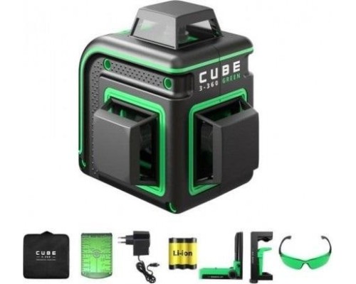 Лазерный уровень ADA CUBE 3-360 GREEN HOME EDITION [А00566]