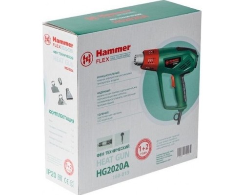 Фен строительный Hammer HG2010 [160-011]