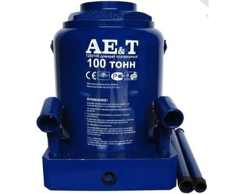 Домкрат бутылочный AE&T 100т T202100 [T202100]