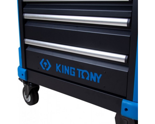 Тележка инструментальная KING TONY 87G31-7B-BK, 7 полок