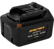 Аккумулятор ПРАКТИКА для MAKITA 10.8/12В, 3.0Ач, Li-Ion, Слайдер, короб 791-783