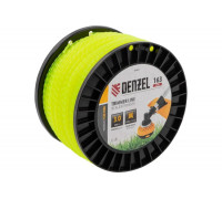 Леска триммерная Denzel FLEX CORD витой квадрат, 3,0 мм х163 м. 96802