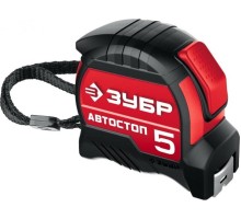 Рулетка ЗУБР МАСТЕР автостоп 5м / 19мм с автостопом и ударостойким обр 34052-05-19_z01
