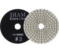 Алмазная тарелка на липучке DIAM АГШК Step-3 100*3 #3 Extra Line Hybrid (сухая/мокрая) 000688