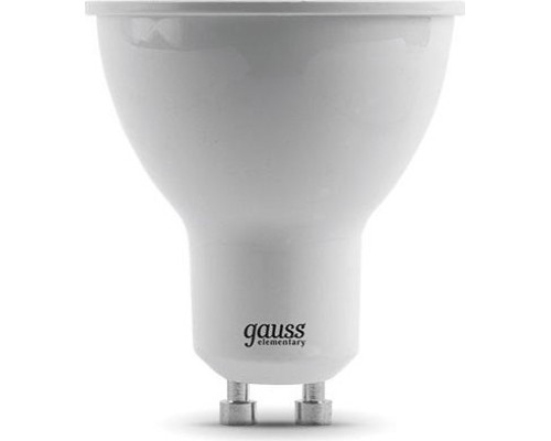 Лампа светодиодная GAUSS MR16 elementary 7w 530lm 3000к gu10 led [13617]