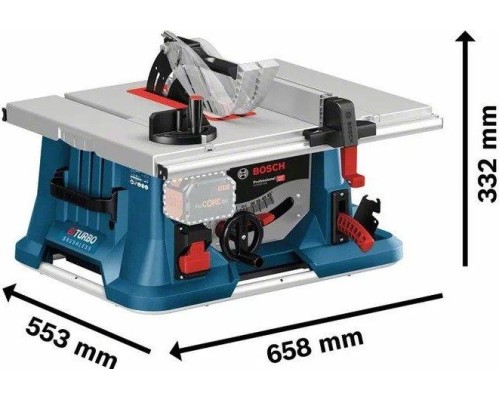 Станок циркулярный аккумуляторный BOSCH GTS 18V-216 [0601B44000]