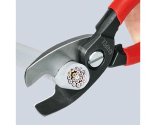 Кабелерез KNIPEX KN-9511200SB с двойными режущими кромками, ø 20 мм (70 мм²) Кабелерез KNIPEX KN-9511200SB с двойными режущими кромками, ø 20 мм (70 мм²)