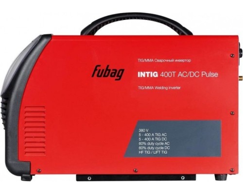 Сварочный инвертор FUBAG INTIG 400 T W AC/DC PULSE (31456) + горелка fb tig 18 5p 4m (38463) + модуль [31456.1]