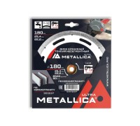 Алмазный диск для резки гранита METALLICA Ultra 180x25,4/22,2 мм, H=10 мм тонкий несегментный [900697]