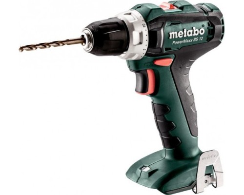 Аккумуляторный шуруповерт METABO PowerMaxx BS 12 без АКБ и ЗУ, Metaloc [601036840]