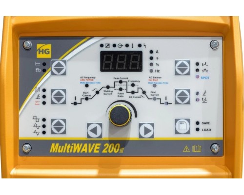 Аппарат аргонно-дуговой сварки Hugong MultiWAVE 200 III AC/DC 039979