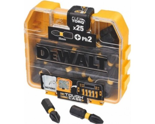 Бита для заворачивания ударная DeWALT РH2х25 мм (25шт) EXTREME DT70555T-QZ [DT70555T-QZ]