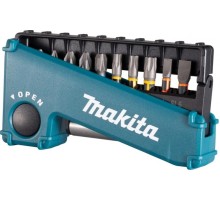 Набор бит и насадок MAKITA E-03573 impact premier 11 шт., 25мм, c-form (ph,pz,t,sl)