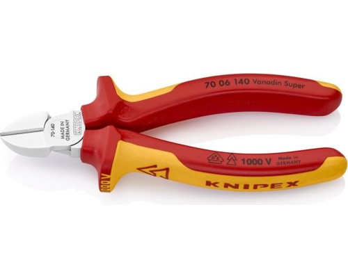 Бокорезы диэлектрические KNIPEX 7006140SB 140 мм [KN-7006140SB]