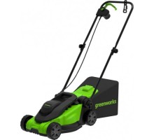 Газонокосилка электрическая GREENWORKS GD1200LM32 1200Вт, 32 см 2517807