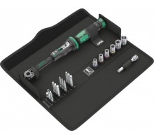 Ключ динамометрический WERA 05130110001 click-torque a 6 set 1 набор бит и торцевых голово [WE-130110]