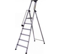 Стремянка алюминиевая CENTAURE PRO XL 6 с поручнями [270206]