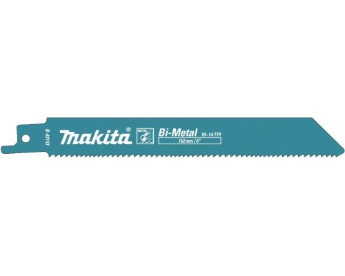 Полотна для сабельных пил MAKITA B-43153 для металла 152x1,25x10-14tpi, 5 шт.