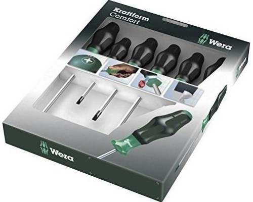 Набор отверток WERA Kraftform Comfort 1334/1355/6 SATZ 6TLG / 6 PCS WE-031552 [WE-031552]