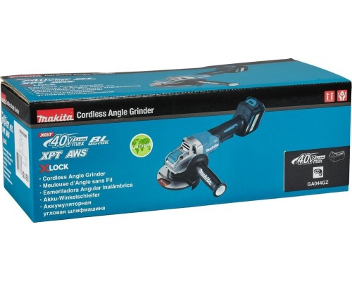 Угловая шлифмашина аккумуляторная MAKITA GA044GZ01 X—Lock