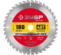 Пильный диск по дереву ЗУБР Оптимальный рез 180x20/16мм 40Т 36912-180-20-40_z01