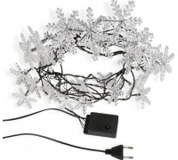 Гирлянда светодиодная Neon-Night Снежинки 30 LED мультиколор 4,4 м с контроллером 303-065