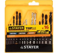 Набор сверл универсальных STAYER PROFI 29720-H16 29720-H16
