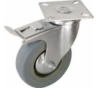 Колесная опора аппаратная LONGWAY SCgb25 поворотная, с тормозом, D-50 мм 01230180