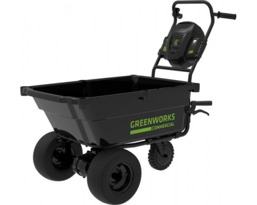 Садовая тележка аккумуляторная GREENWORKS 82GC 82v, 106 л, без АКБ и ЗУ [7400607]