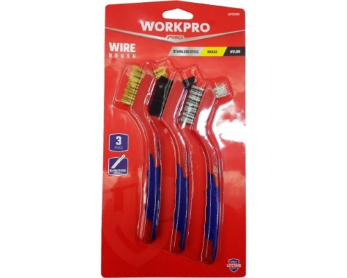 Набор щеток металлических WORKPRO WP253005 3шт Набор щеток металлических WORKPRO WP253005 3шт