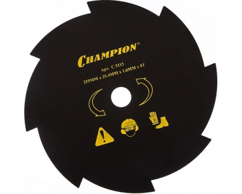 Нож для травы CHAMPION 8/255/25,4 (Т283,Т284,125R,325RDx /Rx,323R,235R,FS80,85,100,FR85,350,450) (С5115) [C5115]