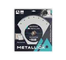 Алмазный диск для резки керамики METALLICA Optima 200x25,4/22,2 мм, H=7 мм несегментный [900208]