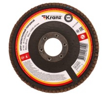 Круг лепестковый Kranz KR-90-0008 торцевой, p100, 115х22,2мм