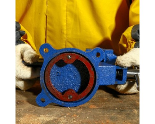 Тиски DEKO CL09 слесарные поворотные, 75 мм [065-0961]