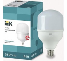 Лампа светодиодная IEK HP 65Вт 230В 4000К E40 [LLE-HP-65-230-40-E40]