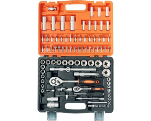 Набор инструментов MAXPILER MXT-94-SET, 94 предмета, 1/2 и 1/4 дюйма, CrV