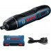Отвертка аккумуляторная BOSCH GO [06019H2020]