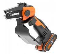 Пила цепная аккумуляторная Worx WG324E 20В, 2Ач х1, ЗУ 2А, коробка