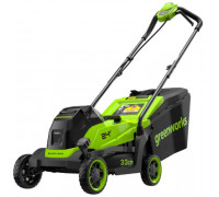 Газонокосилка аккумуляторная GREENWORKS 2520607 24V, 33 см, бесщеточная, без АКБ и ЗУ