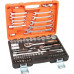 Набор инструментов MAXPILER MXT-82-SET, 82 предмета, 1/2" и 1/4", CrV
