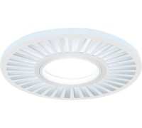 Светильник точечный GAUSS BACKLIGHT кругл./узор. белый, gu5.3, 3w, led 3000k BL137