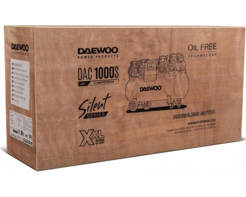 Компрессор поршневой безмасляный DAEWOO DAC 1000S [DAC 1000S]